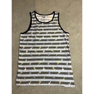 Levi Men's Medium Tank Top with Palm trees NWOT (B100112)